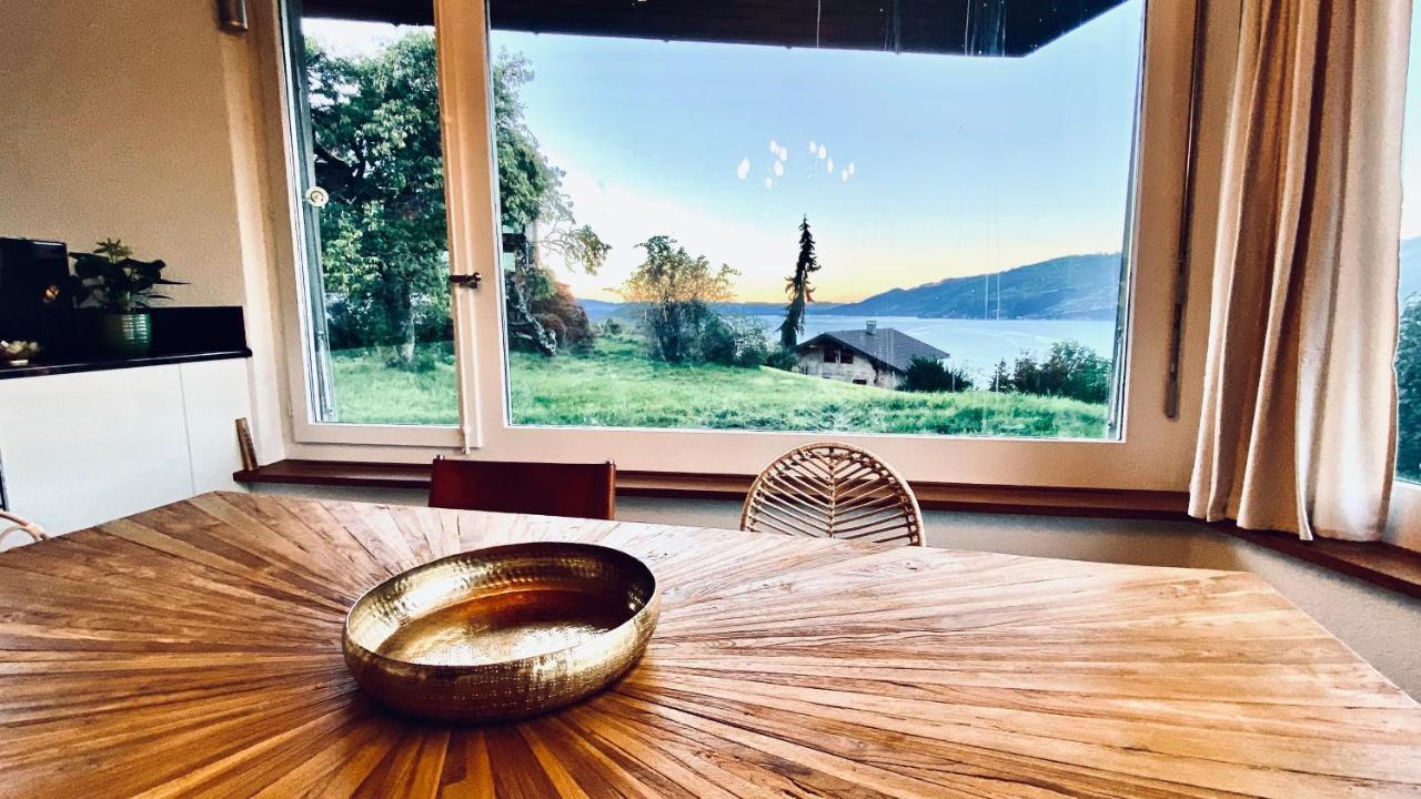 Lakeview Little House Krattigen Extérieur photo